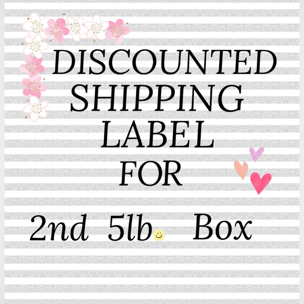 YOU PAY ONLY 💲4.05 for 2nd 5lb box❗️